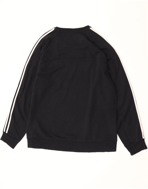 Adidas Mens Sweatshirt Jumper XL Black Cotton