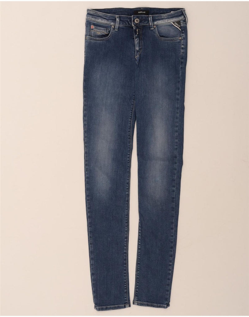 REPLAY Girls Gemy Skinny Jeans 15-16 Years W28 L32 Blue Cotton Vintage Replay and Second-Hand Replay from Messina Hembry 
