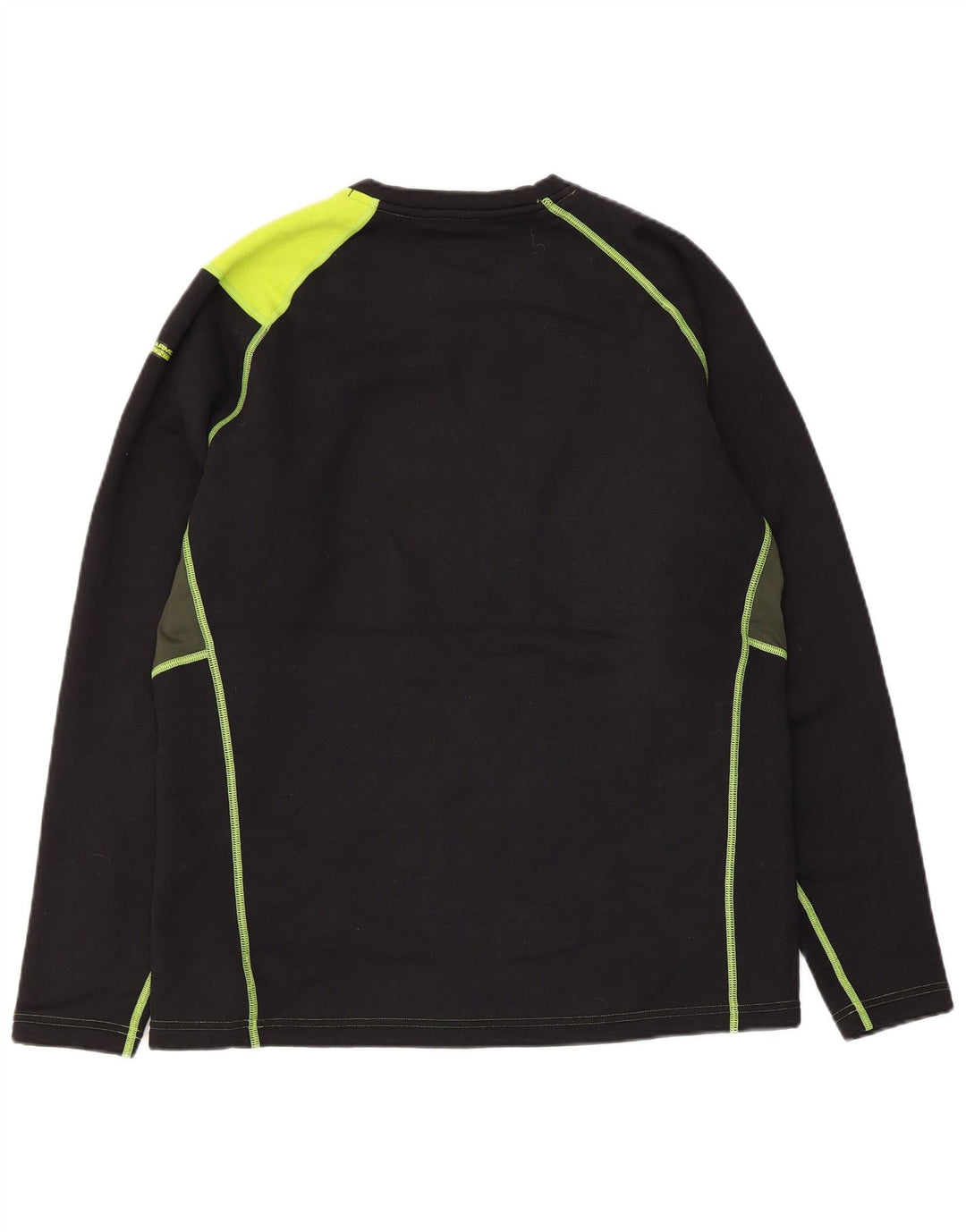 Under Armour Mens Fitted Sweatshirt Jumper XL Black Colourblock Polyester