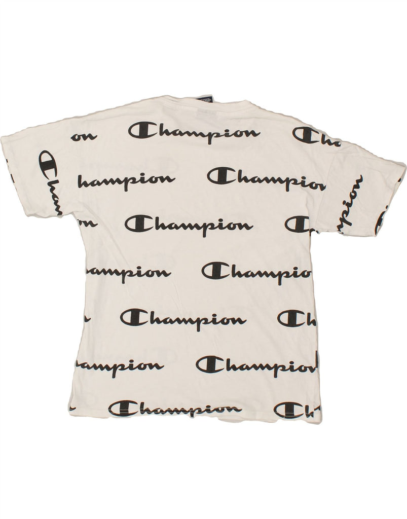 CHAMPION Boys Graphic T-Shirt Top 11-12 Years Large White | Vintage Champion | Thrift | Second-Hand Champion | Used Clothing | Messina Hembry 