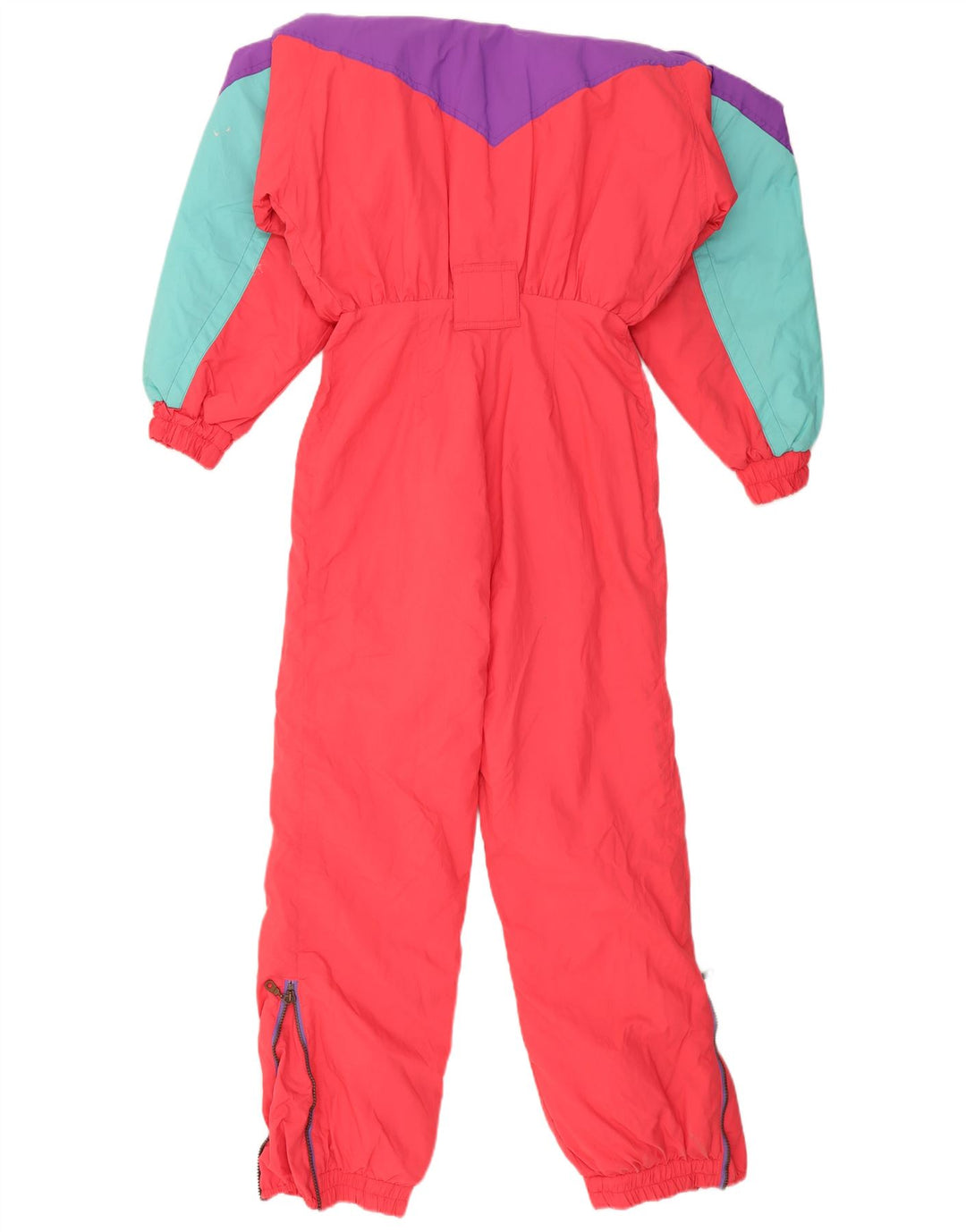 Vintage Womens Ski Jumpsuit IT 42 Medium Multicoloured Colourblock