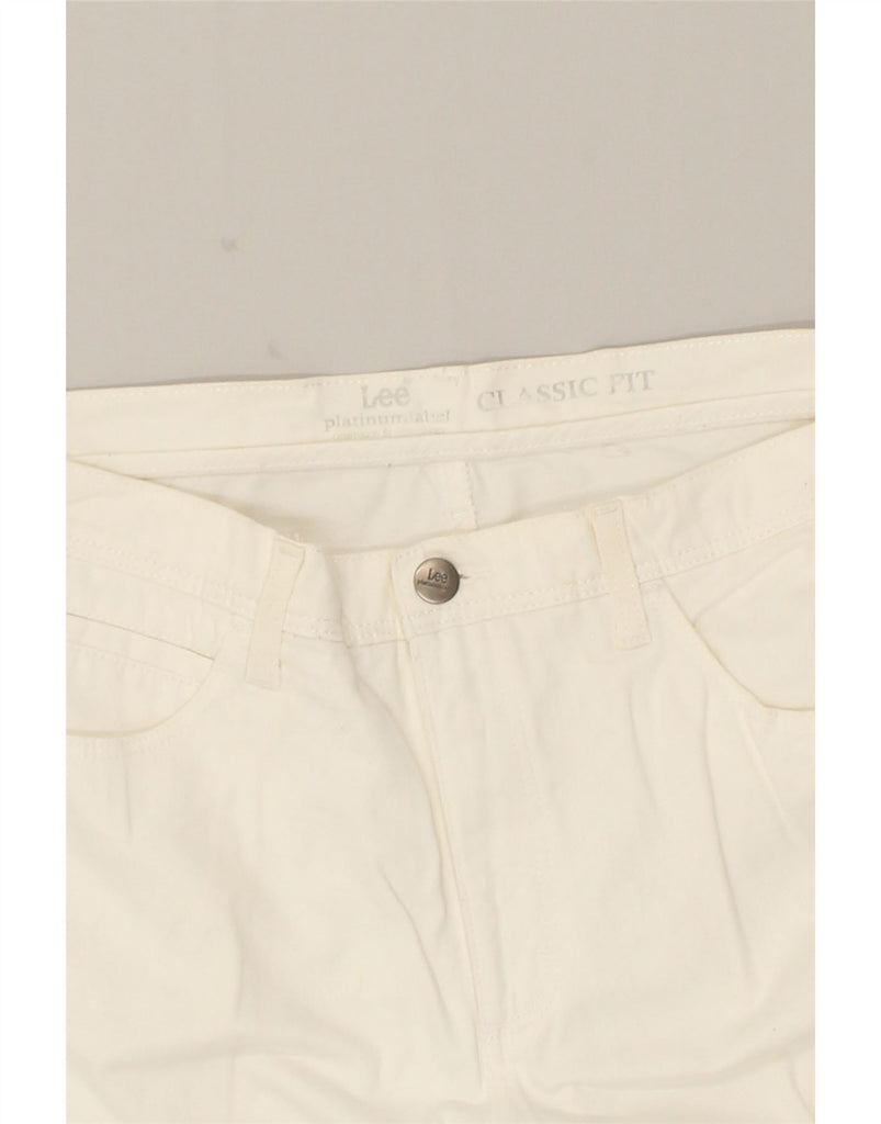 LEE Womens Straight Jeans W36 L27  White | Vintage Lee | Thrift | Second-Hand Lee | Used Clothing | Messina Hembry 