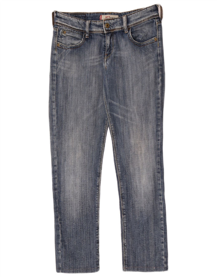 Levi's Womens 571 Slim Jeans W31 L28 Blue Cotton