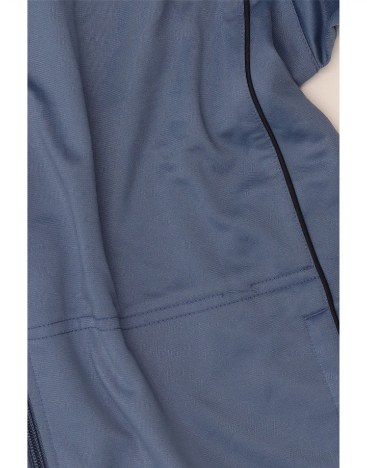 LOTTO Mens Tracksuit Top Jacket Large Blue Colourblock Polyester