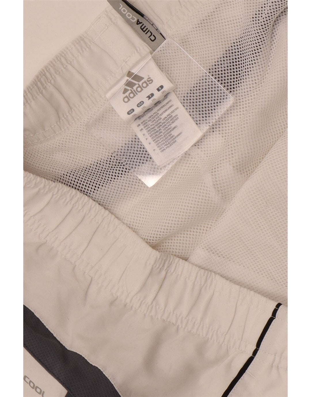 Adidas Mens Climacool Sport Shorts 2XL  White Polyester
