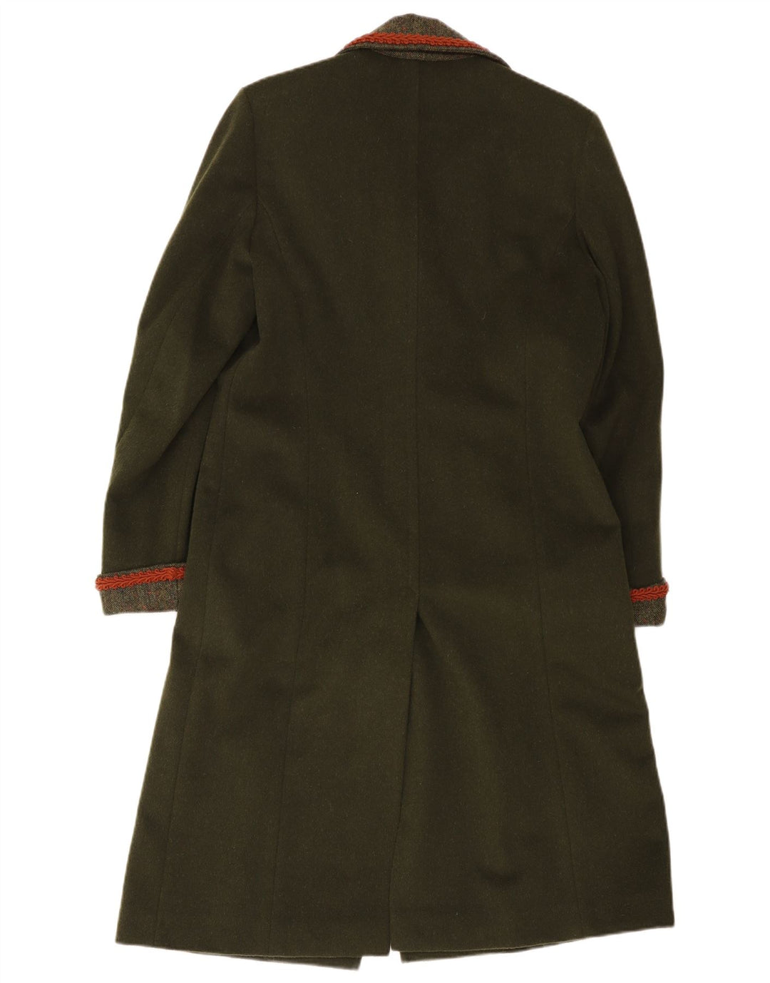Vintage Womens Overcoat UK 14 Medium Green Classic