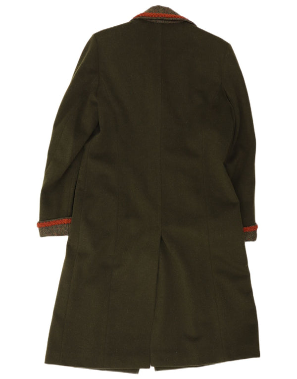Vintage Womens Overcoat UK 14 Medium Green Classic