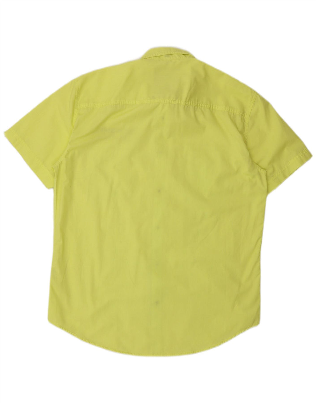 Angelo Litrico Mens Graphic Short Sleeve Shirt Size 41/42 Large Green