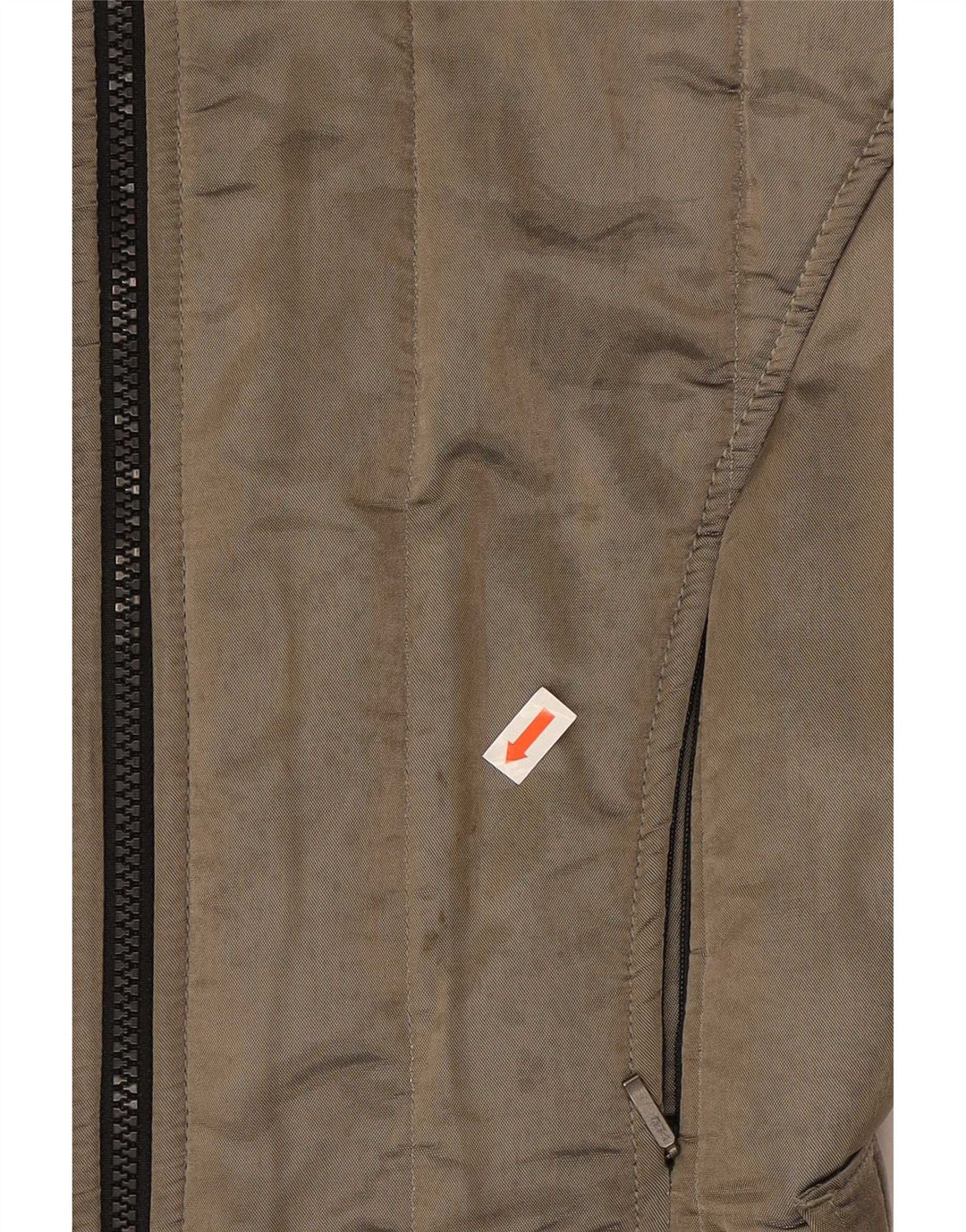 Refrigiwear Womens Padded Jacket IT 44 Medium Khaki Polyamide