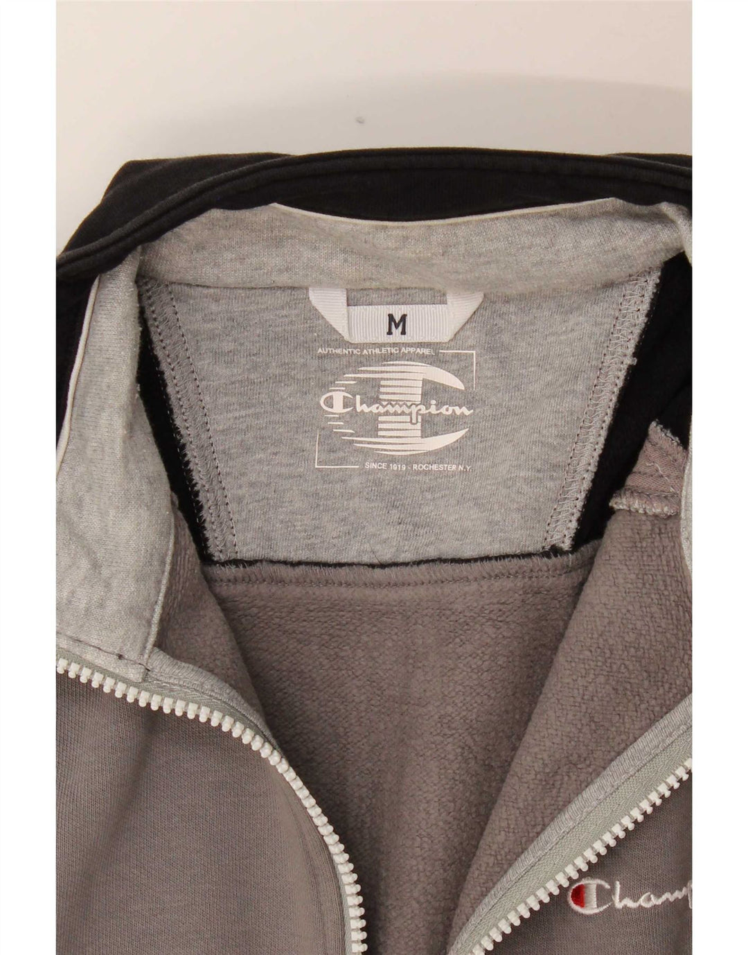 Champion Mens Tracksuit Top Jacket Medium Grey Colourblock