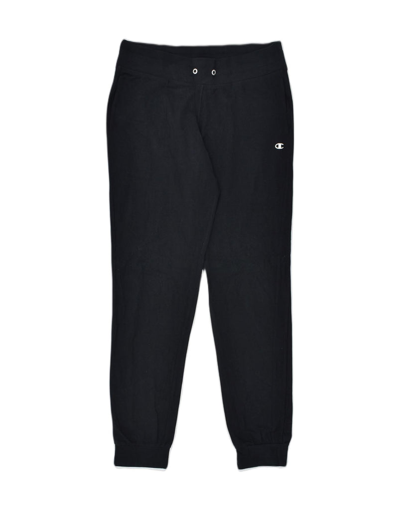 CHAMPION Womens Tracksuit Trousers Joggers UK 12 Medium Black | Vintage | Thrift | Second-Hand | Used Clothing | Messina Hembry 