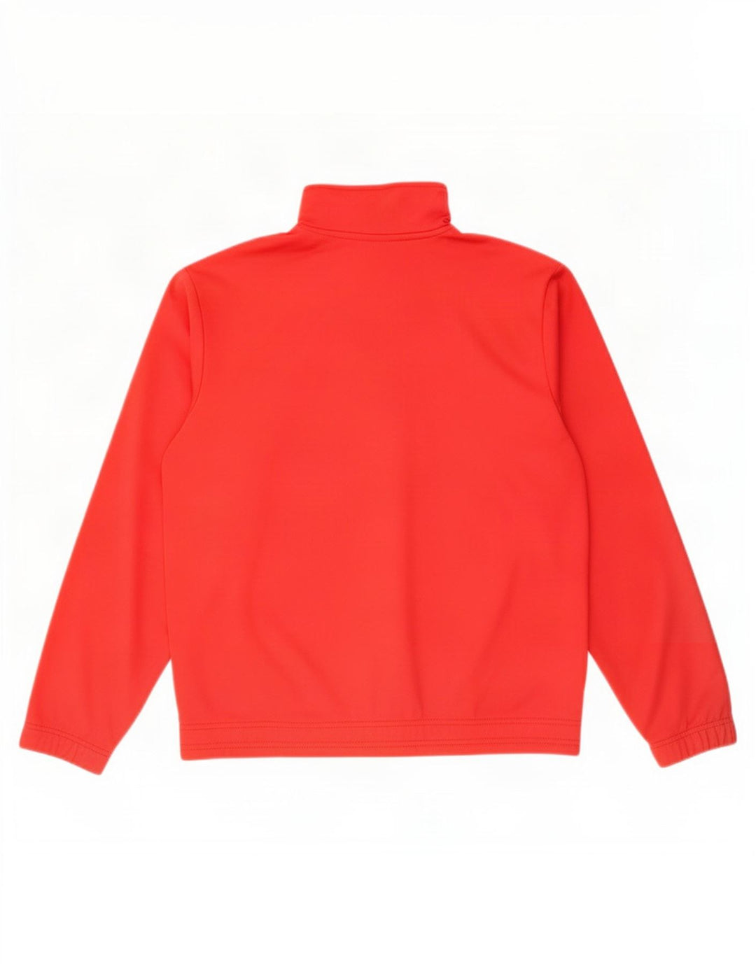 Asics Boys Zip Neck Sweatshirt Jumper 13-14 Years Red Polyester