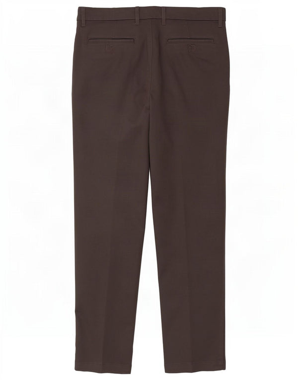 Marks & Spencer Womens Slim Chino Trousers W34 L33 Grey Cotton