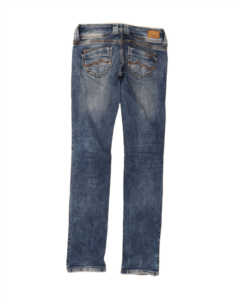 PEPE JEANS Womens Slim Jeans W27 L34 Blue Cotton Vintage PEPE Jeans and Second-Hand PEPE Jeans from Messina Hembry 