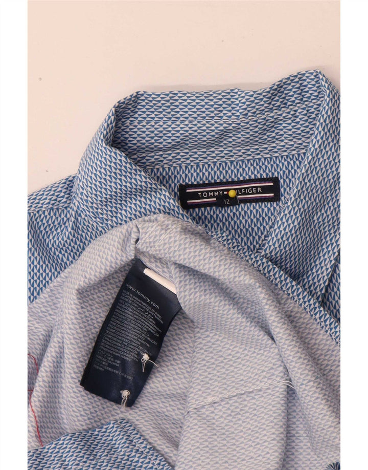 Tommy Hilfiger Boys Shirt 11-12 Years Blue Cotton