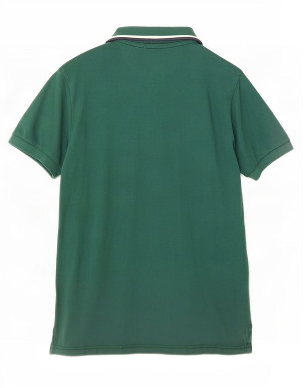 Napapijri Mens Geographic Polo Shirt XL Green Cotton