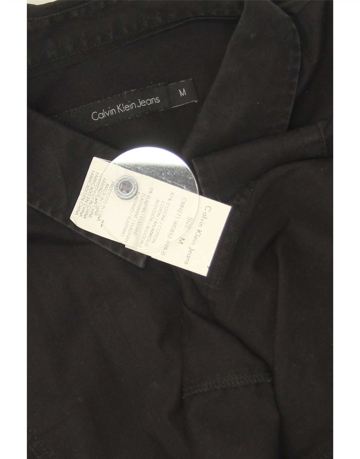 Calvin Klein Jeans Mens Shirt Medium Black Cotton