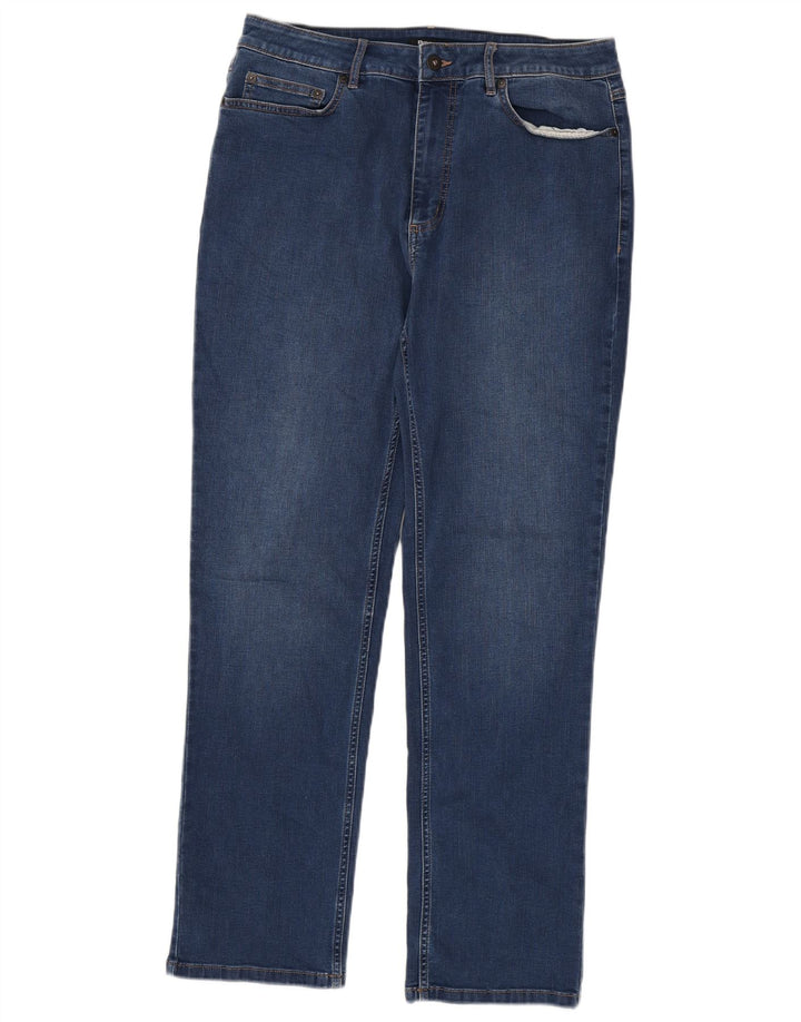 Rohan Mens Straight Jeans W34 L30 Blue Cotton