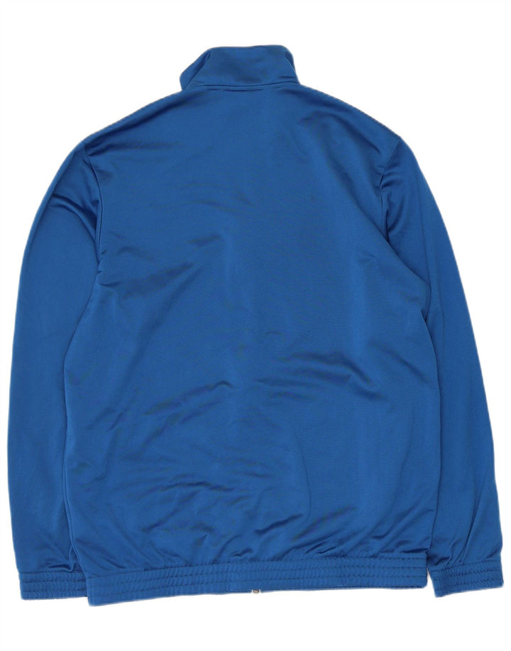 Adidas Mens Tracksuit Top Jacket UK 42/44 Large Blue Polyester
