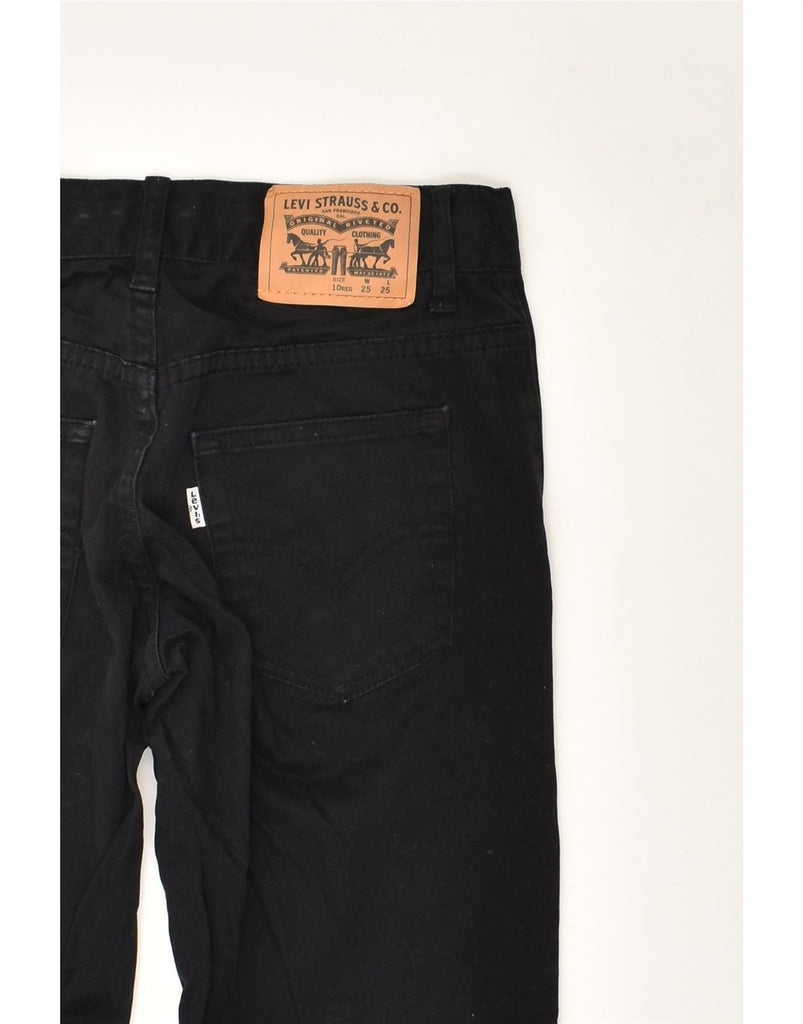 LEVI'S Boys Joggers Chino Trousers 9-10 Years W25 L25 Black Cotton | Vintage Levi's | Thrift | Second-Hand Levi's | Used Clothing | Messina Hembry 