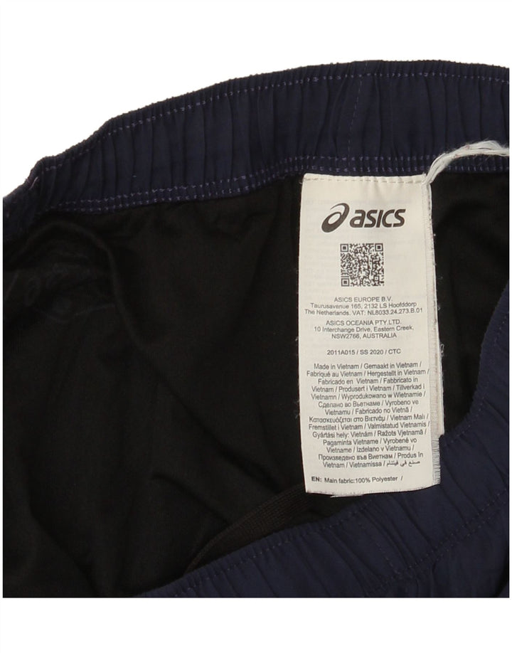 Asics Mens Sport Shorts XS  Navy Blue Polyester