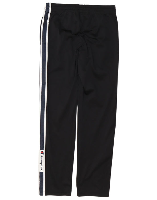 Champion Mens Graphic Tracksuit Trousers Medium Black Polyester
