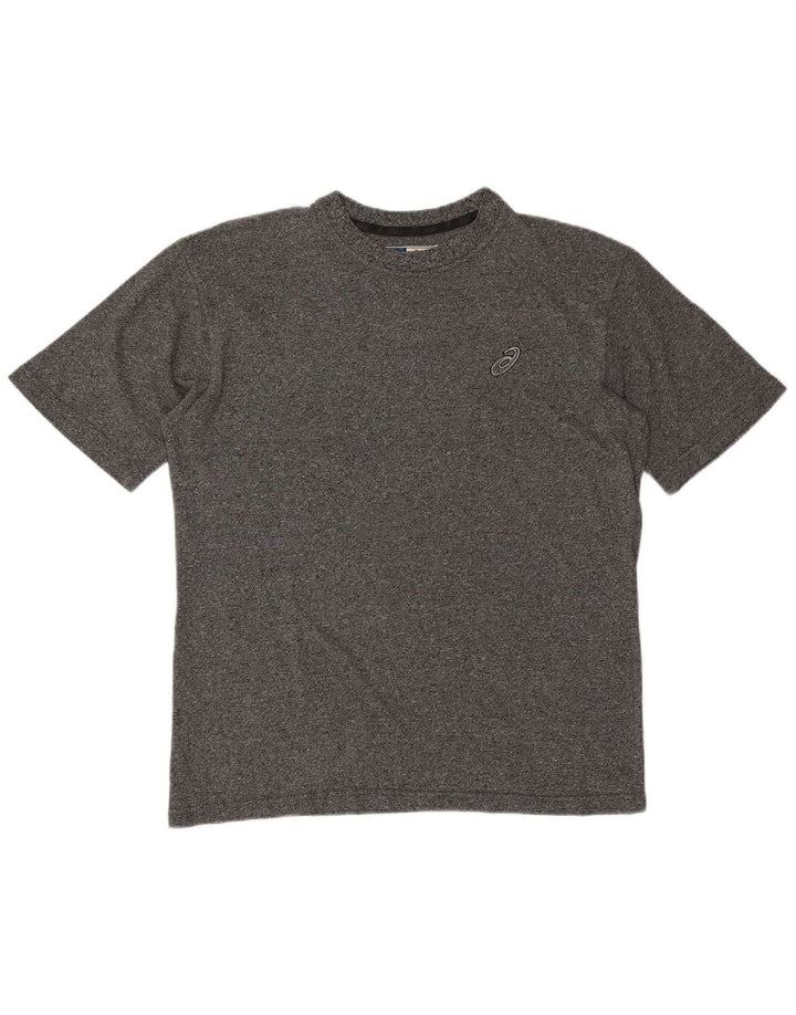Asics Mens T-Shirt Top XL Grey Flecked