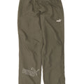 Puma Mens Graphic Tracksuit Trousers Small Khaki Polyester