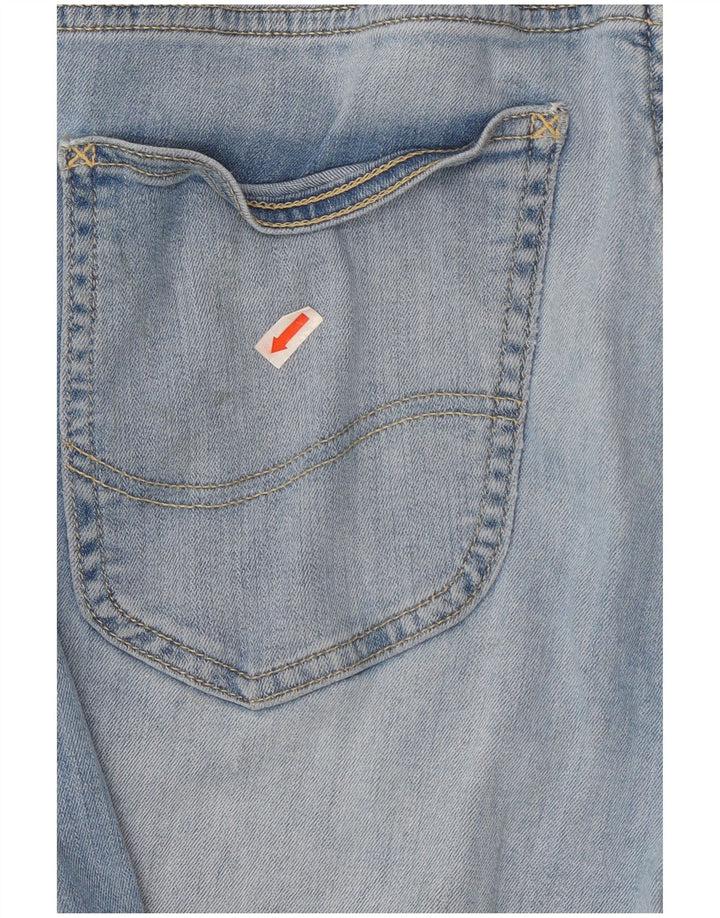Lee Womens Luke Slim Jeans W31 L32 Blue Cotton