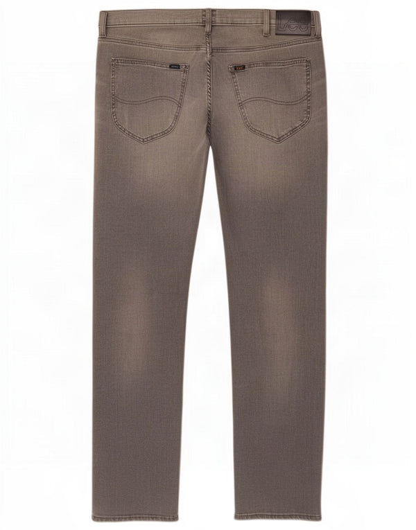 Lee Mens Daren Slim Jeans W36 L34 Grey Cotton