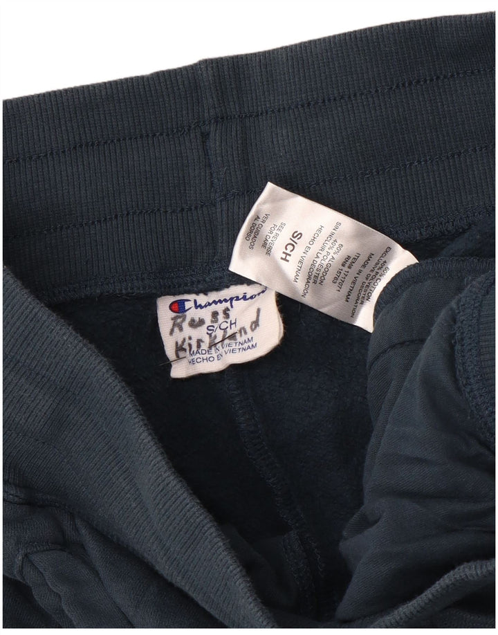 CHAMPION Womens Tracksuit Trousers Joggers UK 10 Small Blue Cotton