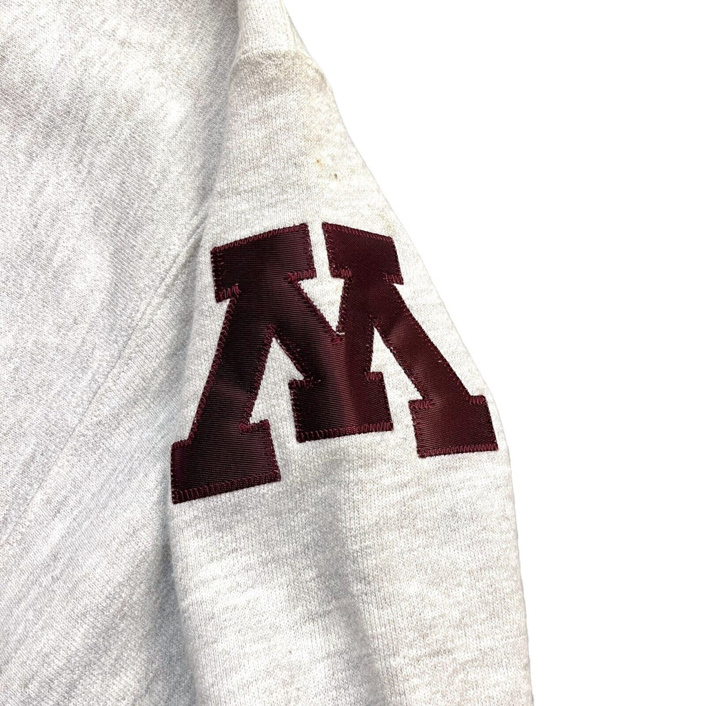 University Of Minnesota Champion Premium Reverse Weave Sweatshirt | Vintage 90s | Vintage Messina Hembry | Thrift | Second-Hand Messina Hembry | Used Clothing | Messina Hembry 