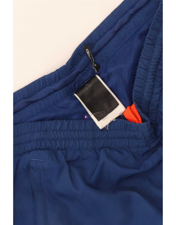 Adidas Mens Climacool Tracksuit Trousers Joggers Large Blue Polyester