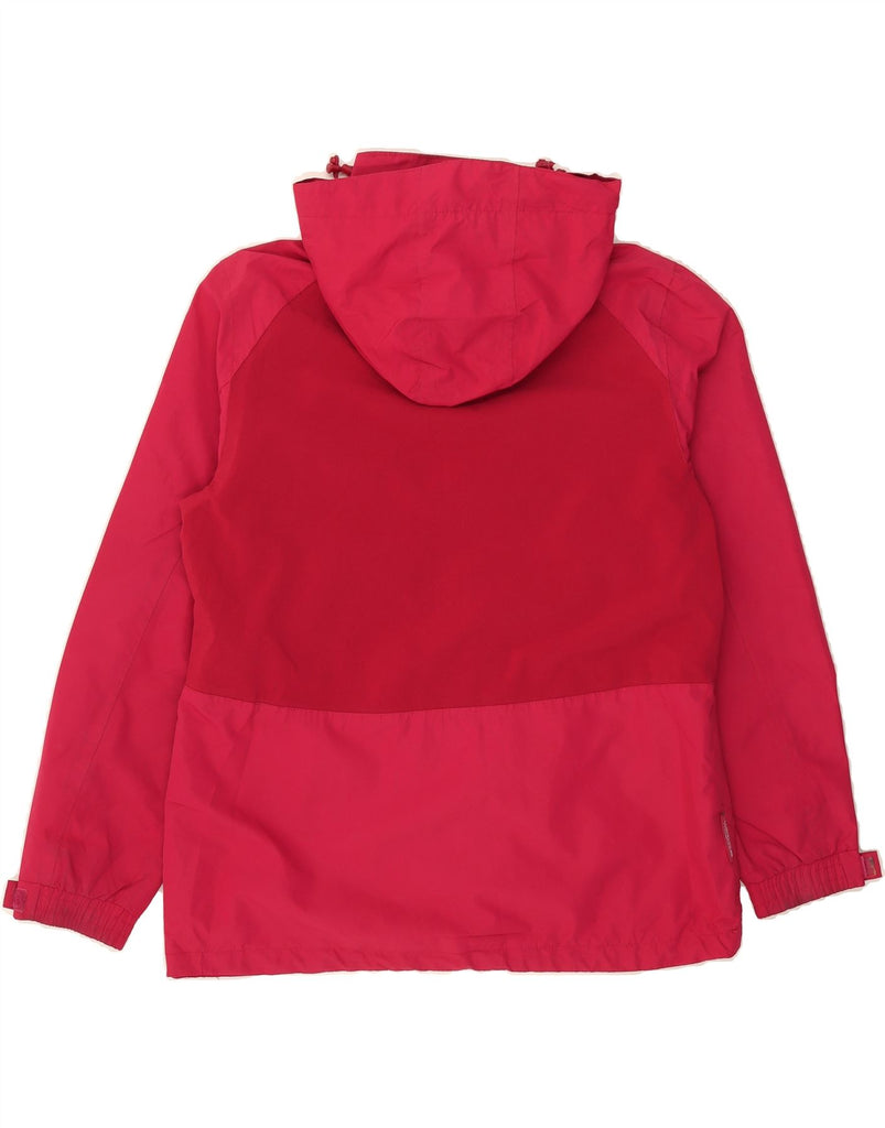 MOUNTAIN WAREHOUSE Mens Hooded Rain Jacket UK 14 Large Red Polyester Vintage Mountain Warehouse and Second-Hand Mountain Warehouse from Messina Hembry 