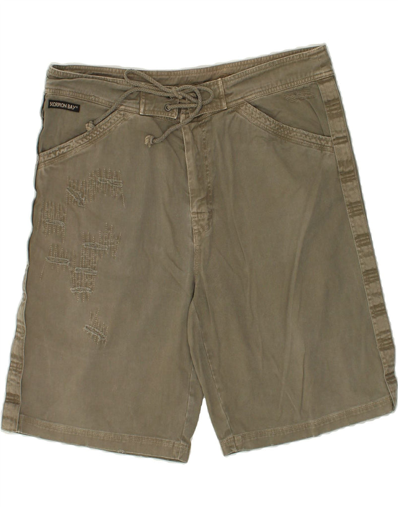 SCORPION BAY Mens Casual Shorts W38 XL Khaki Cotton | Vintage Scorpion Bay | Thrift | Second-Hand Scorpion Bay | Used Clothing | Messina Hembry 
