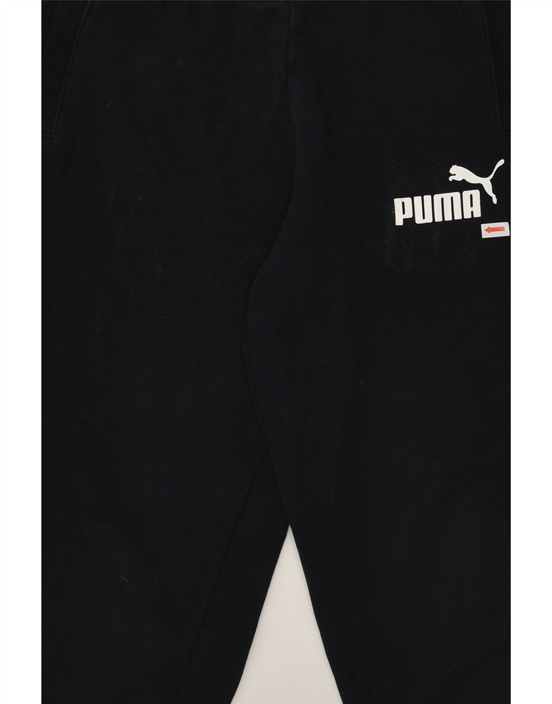 PUMA Boys Tracksuit Trousers Joggers 11-12 Years Black | Vintage Puma | Thrift | Second-Hand Puma | Used Clothing | Messina Hembry 