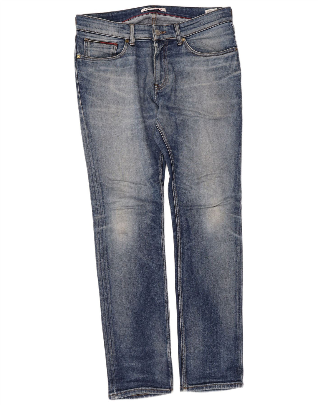 Tommy Hilfiger Mens Slim Jeans W32 L32 Blue Cotton