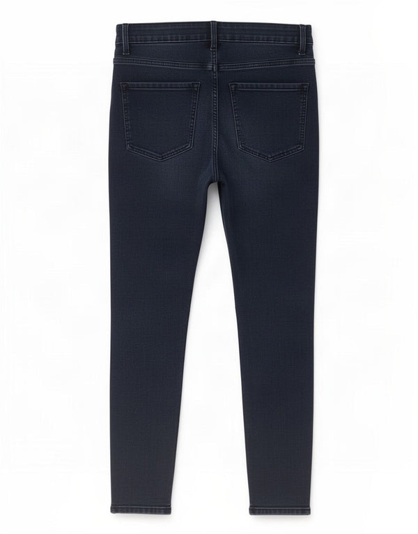 Marks & Spencer Womens The Ivy Skinny Jeans UK 12 Medium W30 L28 Navy Blue