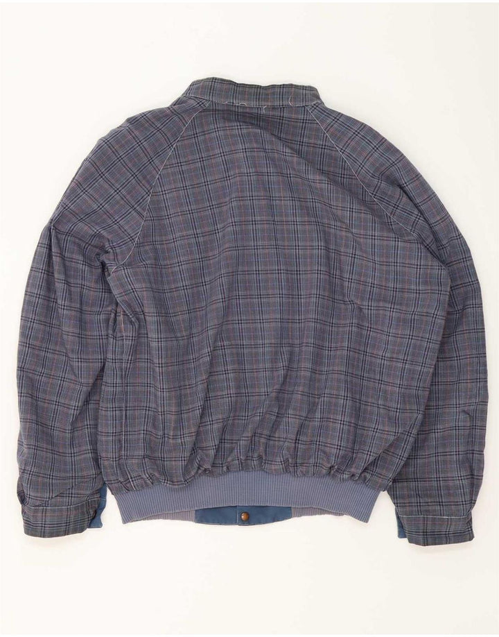 Vintage Mens Reversible Jacket UK 40 Large Navy Blue