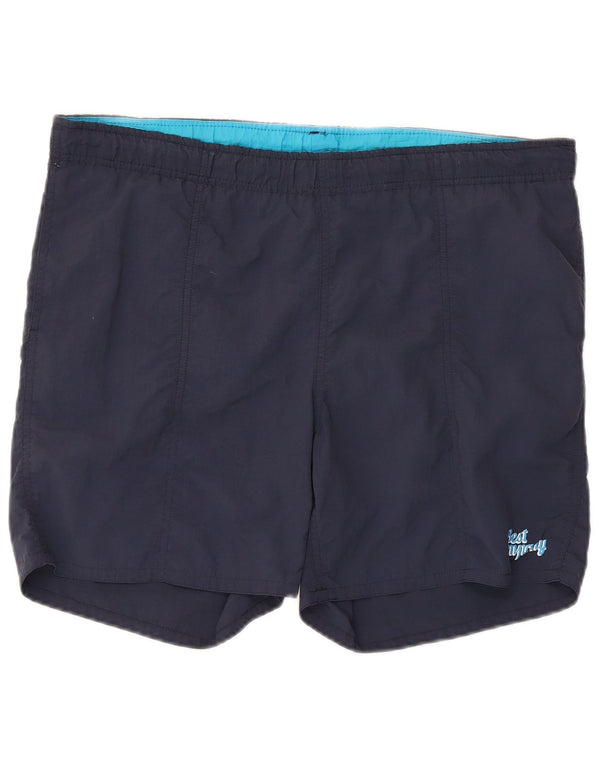 Best Company Mens Swimming Shorts Medium  Navy Blue Polyester