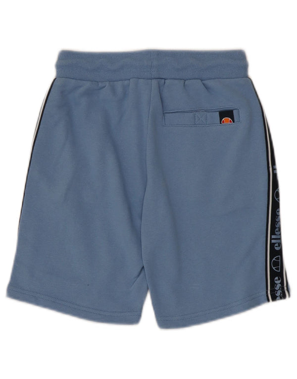 Ellesse Boys Graphic Sport Shorts 10-11 Years Blue Colourblock Cotton