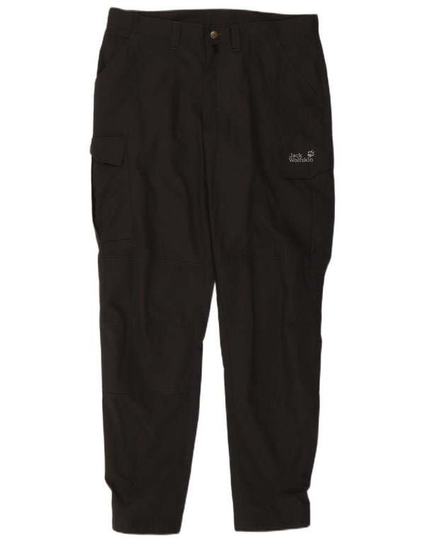 Jack Wolfskin Womens Joggers Cargo Trousers W34 L32 Grey Polyester