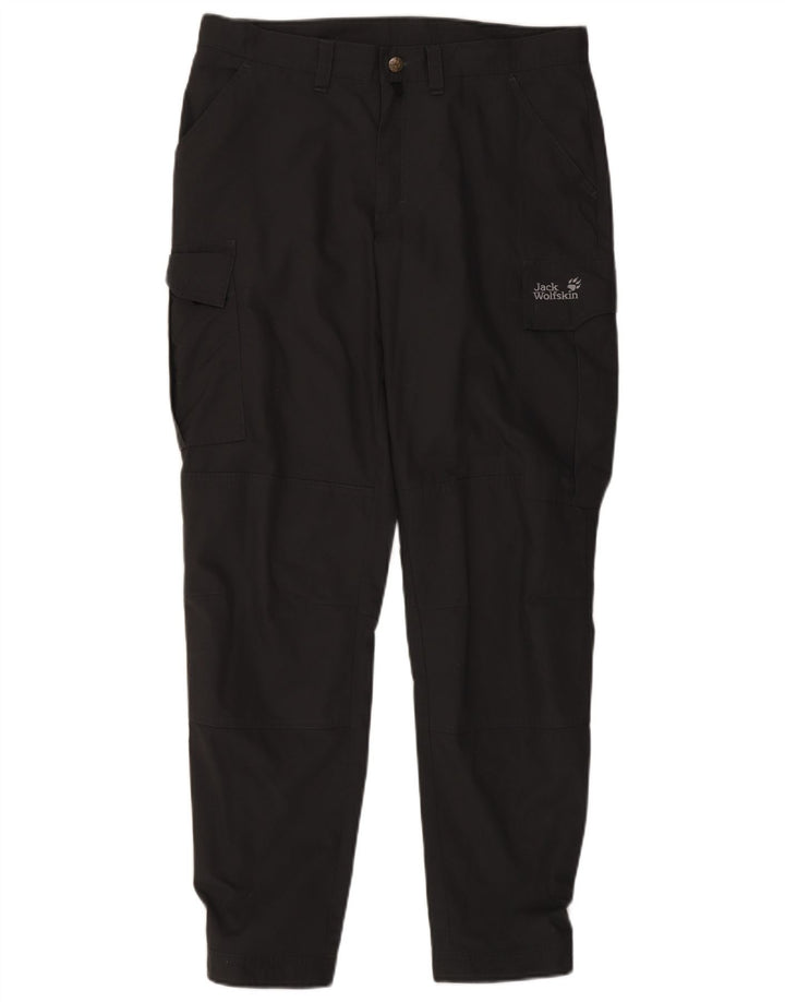 Jack Wolfskin Womens Joggers Cargo Trousers W34 L32 Grey Polyester