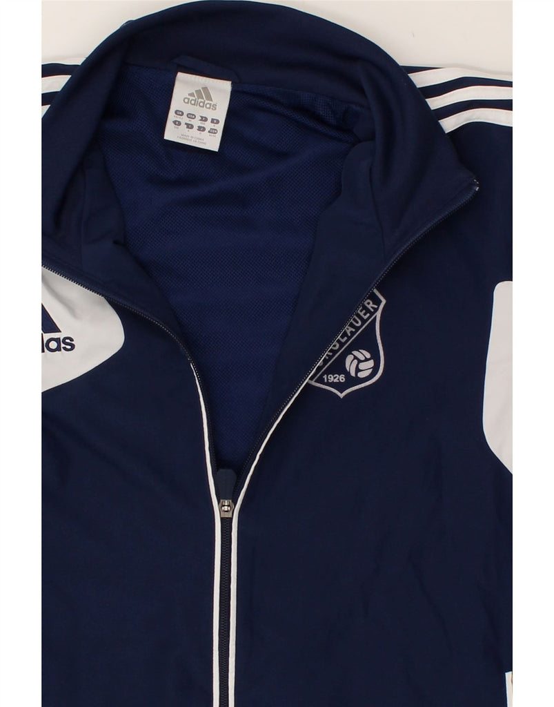 ADIDAS Mens VFB Burglauer Tracksuit Top Jacket UK 40/42 Medium Navy Blue | Vintage Adidas | Thrift | Second-Hand Adidas | Used Clothing | Messina Hembry 