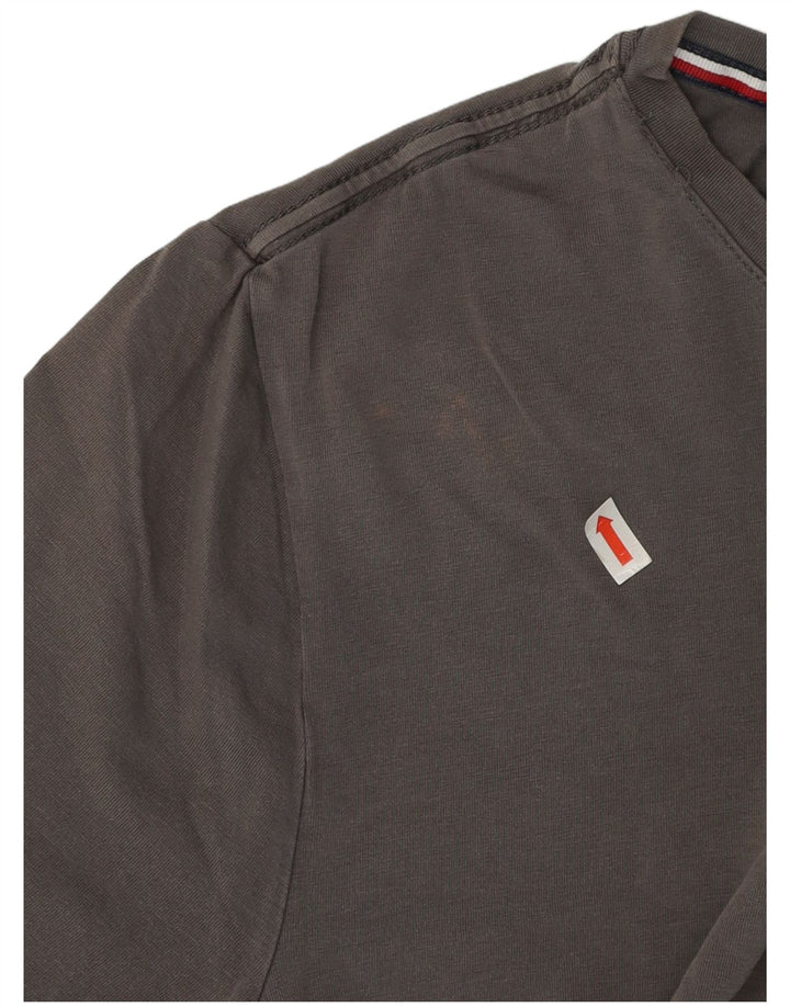 Tommy Hilfiger Mens Slim Fit T-Shirt Top Medium Grey Cotton