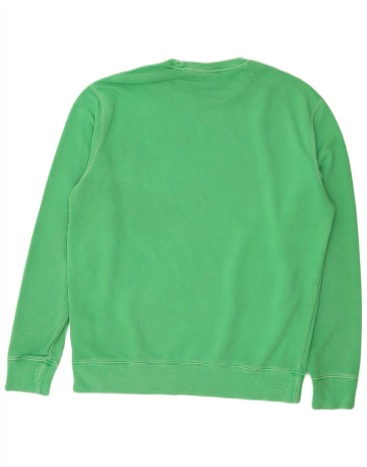 CHAMPION Mens Sweatshirt Jumper Medium Green Cotton