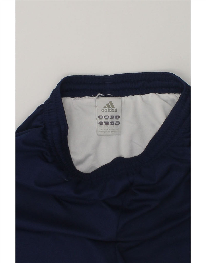 ADIDAS Boys Sport Shorts 9-10 Years 2XS  Navy Blue | Vintage Adidas | Thrift | Second-Hand Adidas | Used Clothing | Messina Hembry 