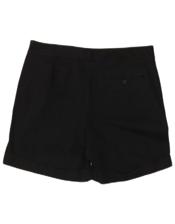 Ralph Lauren Womens High Waist Chino Shorts US 14 XL W36 Black Cotton