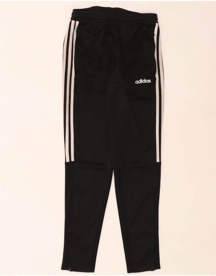 Adidas Mens Climalite Tracksuit Trousers Small Black Polyester