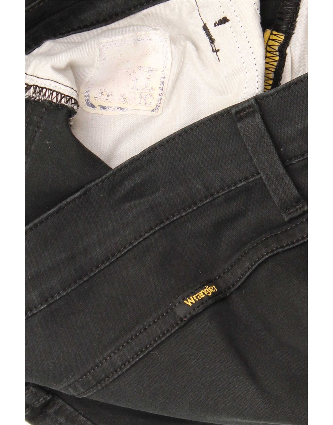 Wrangler Mens Straight Casual Trousers W30 L30 Black